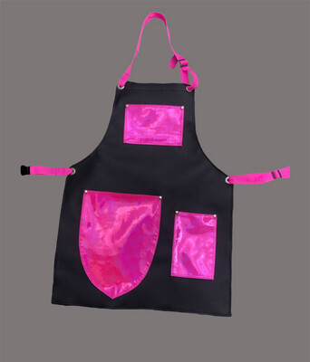 BASICS - Negro Con Fucsia Glitter