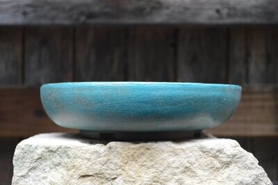 W. Weber Rustic Blue Handmade Pot 7