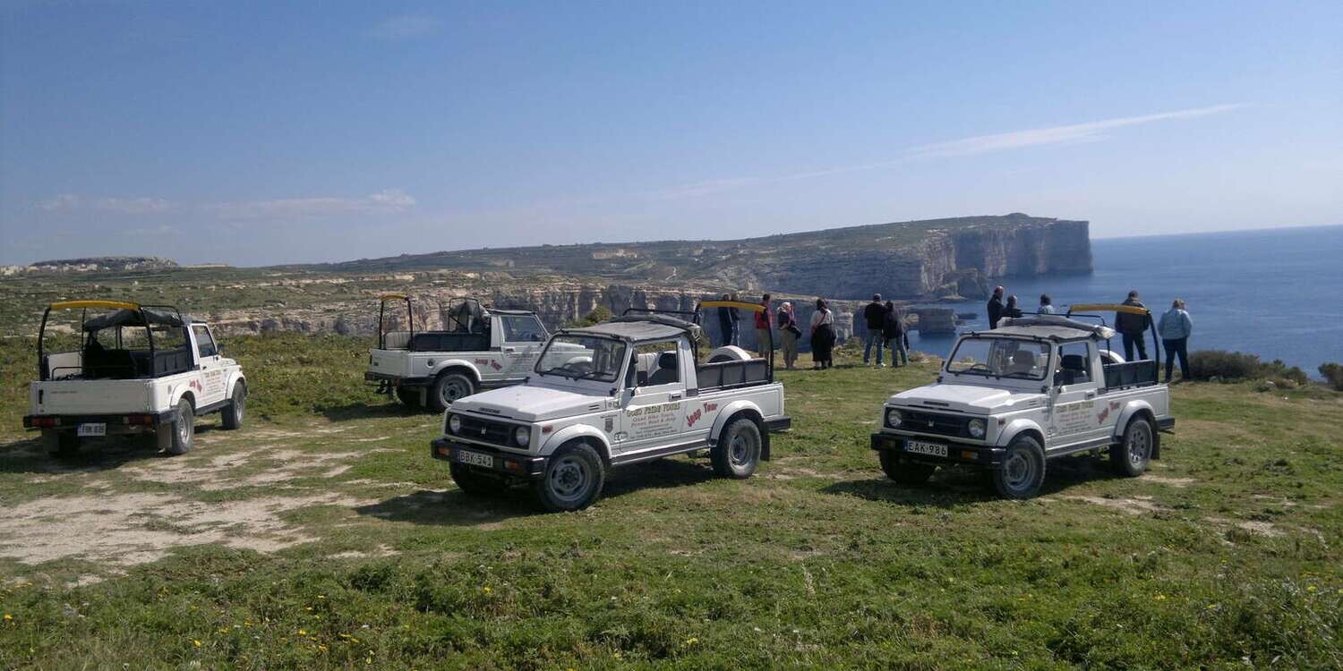 Gozo and Comino - Jeep Safari and Sailing Trip Combination