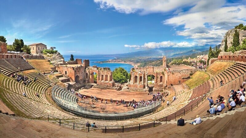 SUMMER 2026 Mt. Etna &amp; Taormina- Summer One Day Fully Guided Excursion