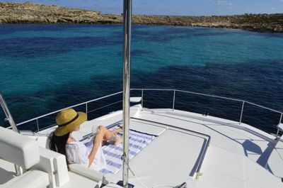 14 persons Private Modern Power Catamaran