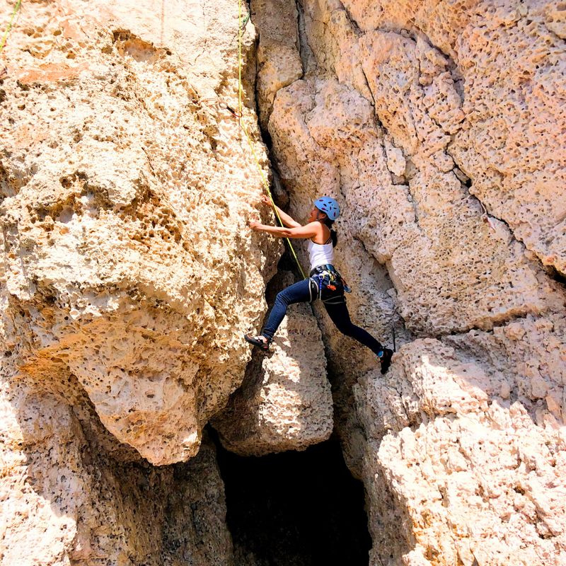 Outdoor Adventure Rock Climbing