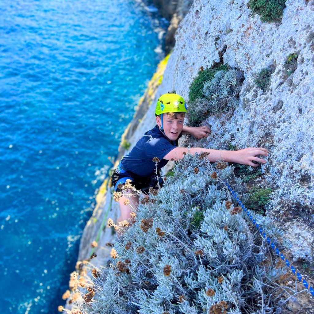 Outdoor Adventure Rock Climbing