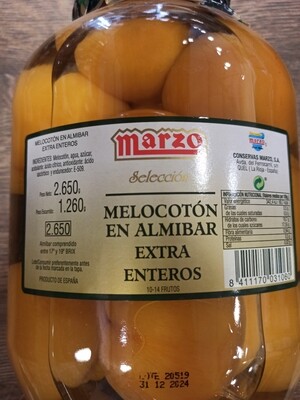 Melocotón en Almíbar 2,6 kg.