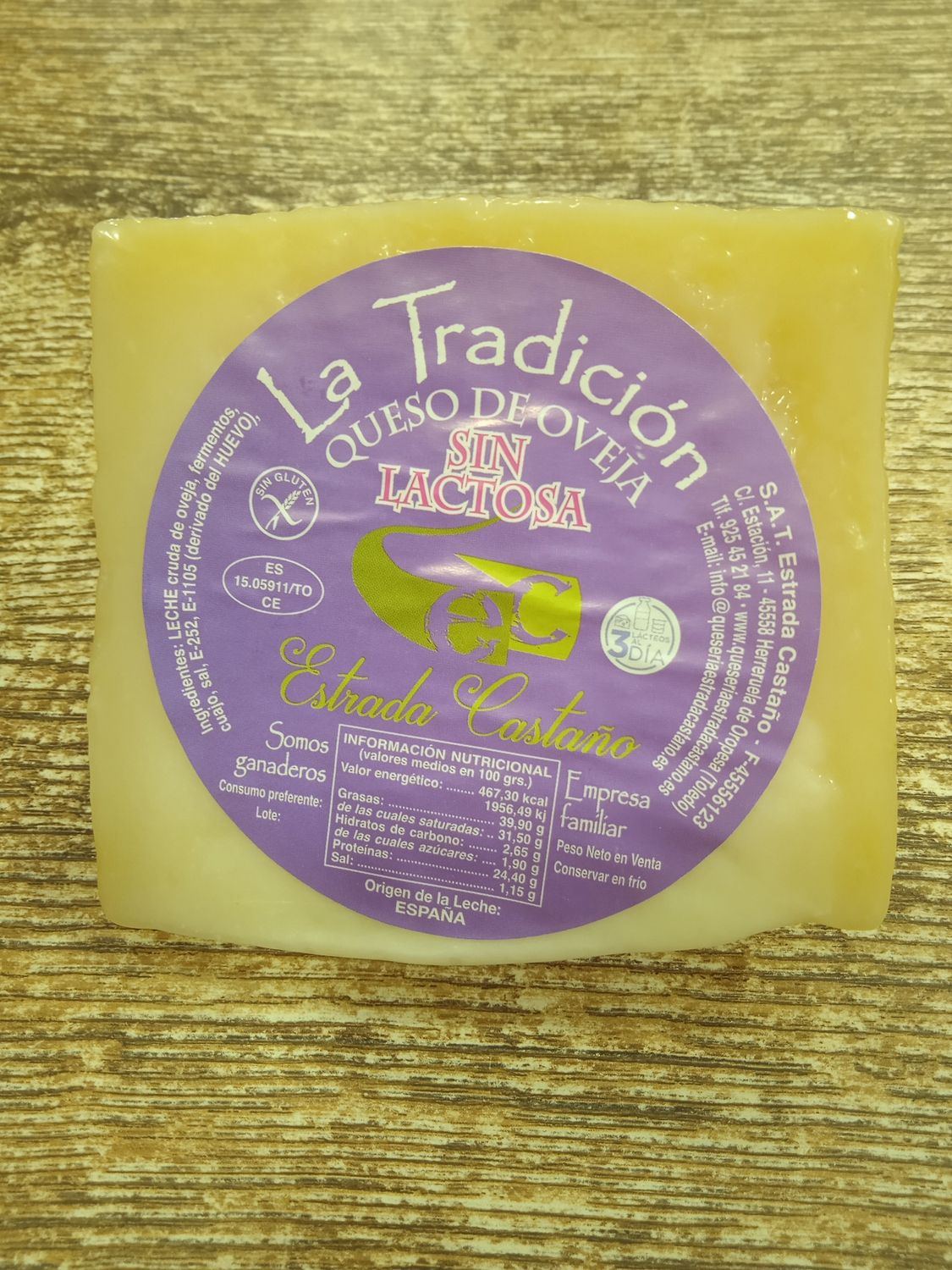 Queso de Oveja Sin Lactosa 
