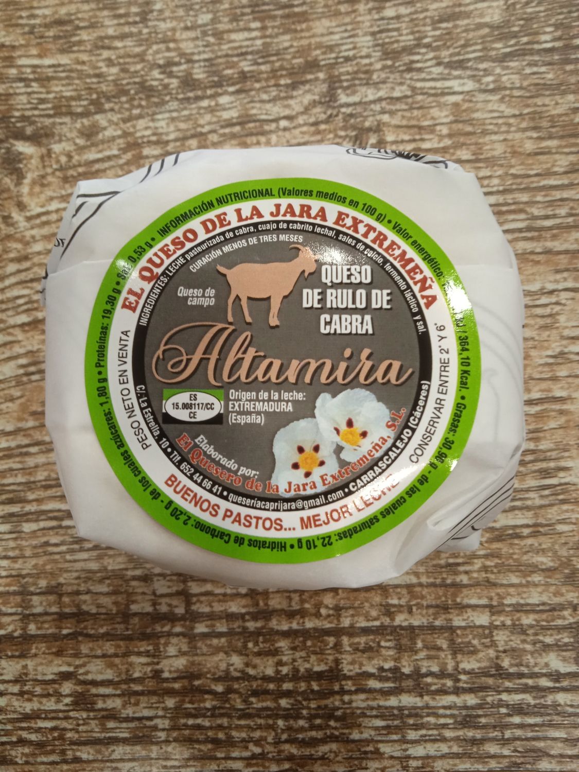 Queso de Rulo de Cabra