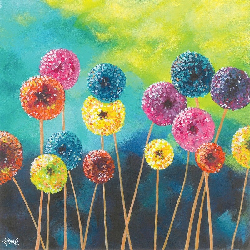 Dandilion Print 25cm X 25cm