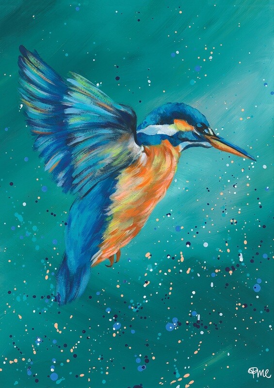 Kingfisher A3 print