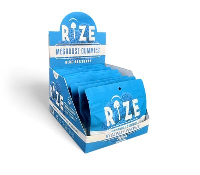 10 Pack – 7500mg Blue Razzberry Gummies