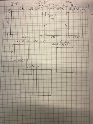 3x5 Leather Notebook Cover