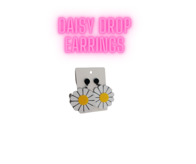 Daisy Drop Earrings FREE SHIPPING