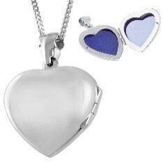 Heart shaped locket pendant