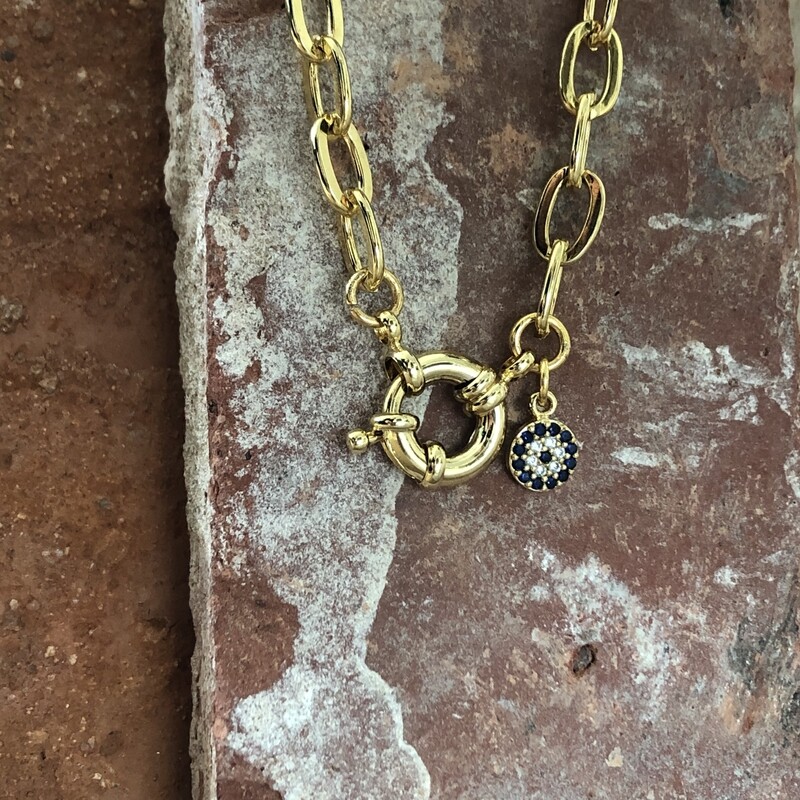 Chain Link Charm Necklace