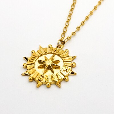 Compass Pendant Necklace