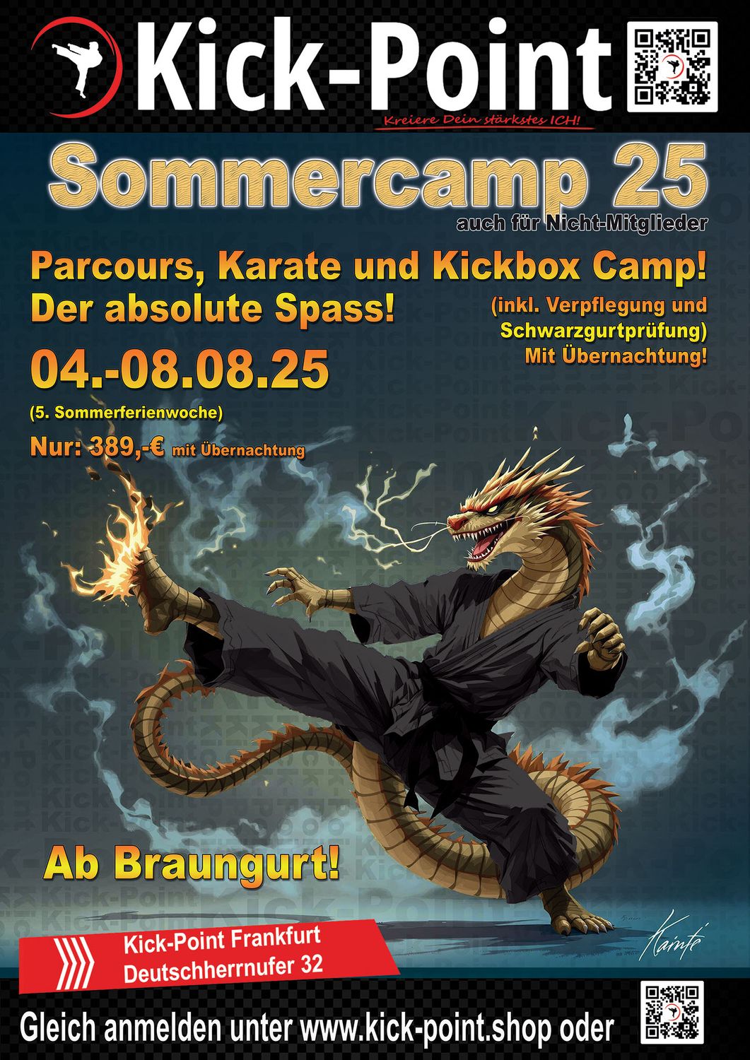Hyper Sommer Camp Frankfurt 04-08.08.25 ab Braungurt!