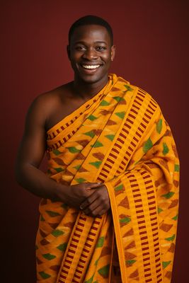 Men Kente Fabrics Only