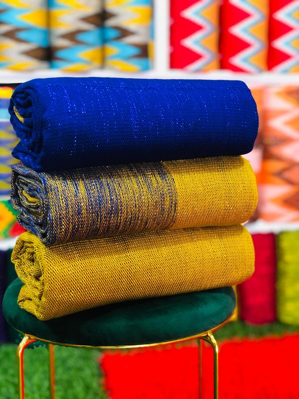 6 Yards Ombre Kente Fabric- multi Color- For Women