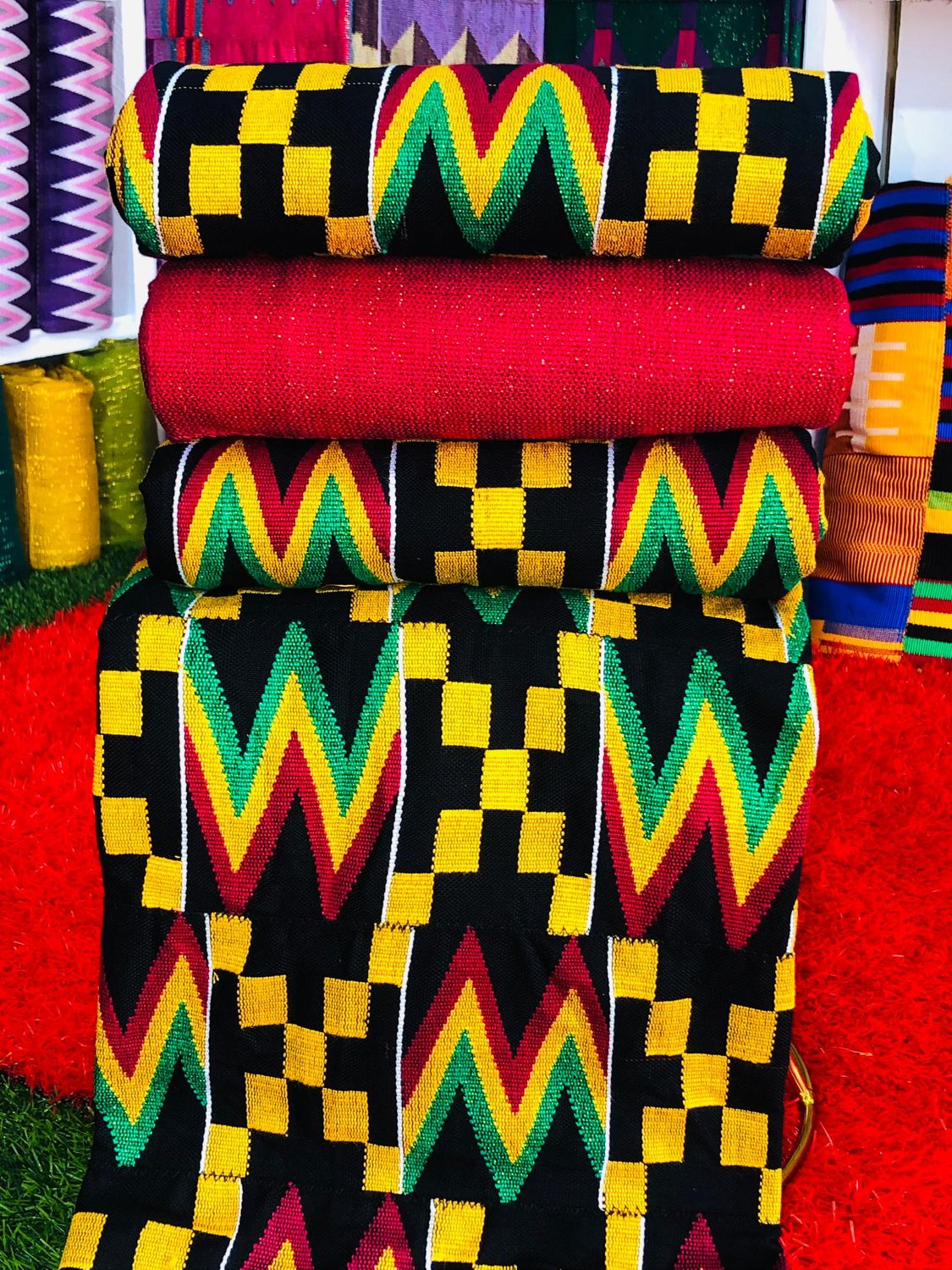 8 Yards Fatia Kente Fabric - For woman