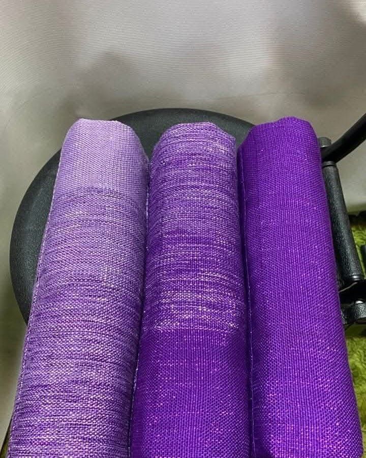 6 Yards Lavender/Violet Ombre Kente Fabric- multi Color- For Women