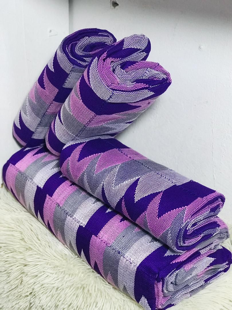 Man and Women Hand Woven Kente Fabric - Unisex