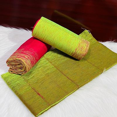 6 Yards Olive Green Ombre Kente Fabric- multi Color- For Women