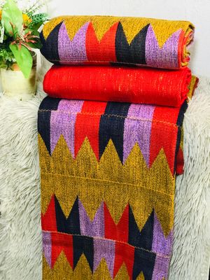 6 Yards Kente Fabric - For woman/multicolor