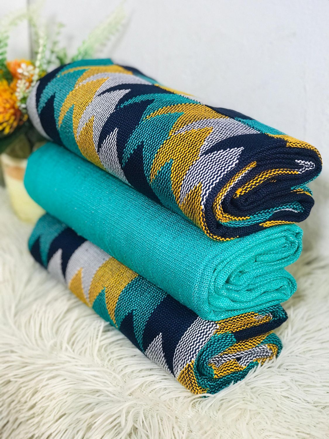 6 Yards Kente Fabric - For woman/multicolor