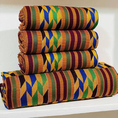 Royal Man and Women Hand Woven Kente Fabric - Unisex