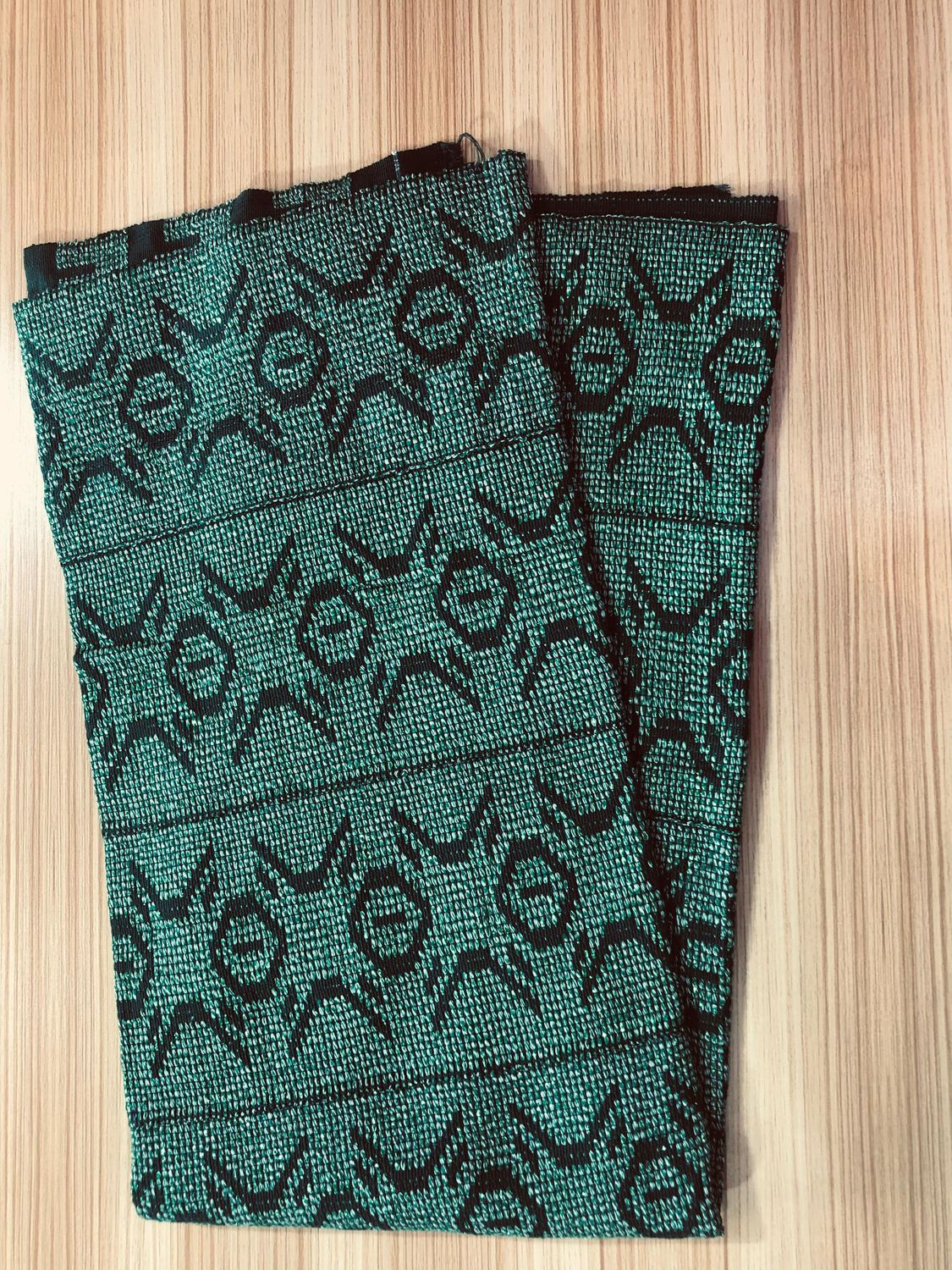 2 Yards Original Green Kente Fabric- women only/multi color