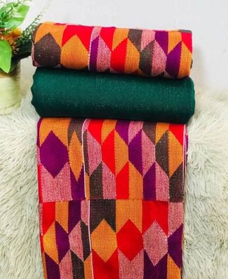 6 Yards Kente Fabric - For woman/Multicolor