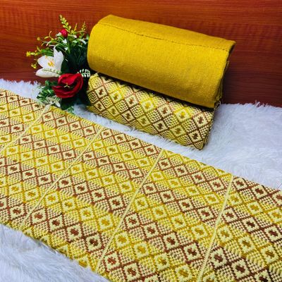 6 Yards Gold Kente Fabric- women only