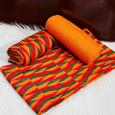 6 Yards Violet Kente Fabric - For woman