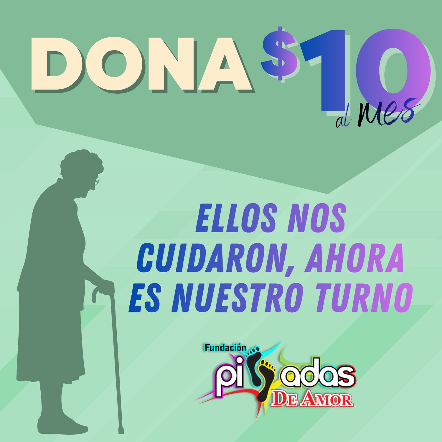 2- Donativo $10.00 al mes
