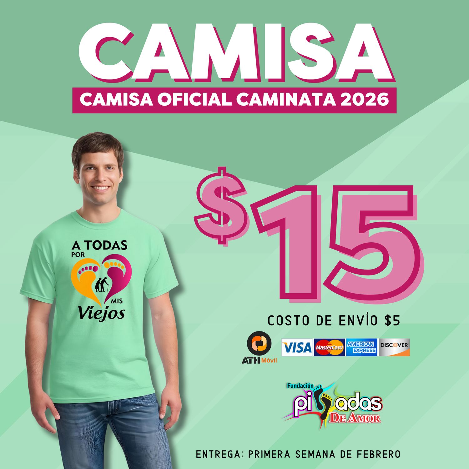 Camisa 12mo Aniversario - Fundación Pisadas de Amor