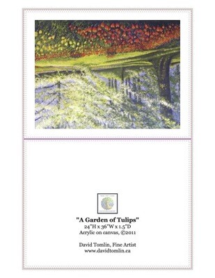 &quot;A Garden of Tulips&quot;-ArtCard