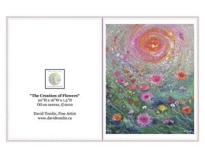 &quot;The Creation of Flowers&quot;-ArtCard