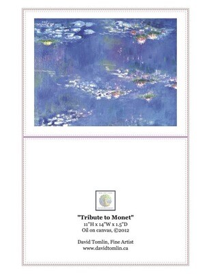 &quot;Tribute to Monet&quot;-ArtCard