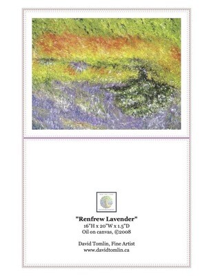 &quot;Renfrew Lavender&quot;-ArtCard