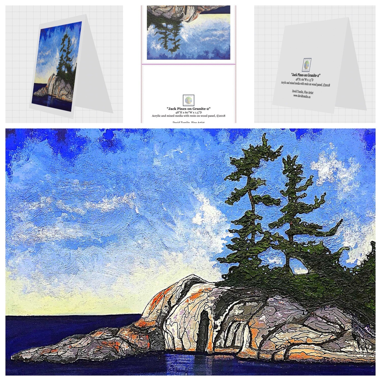 &quot;Jack Pines on Granite-2&quot;-ArtCard