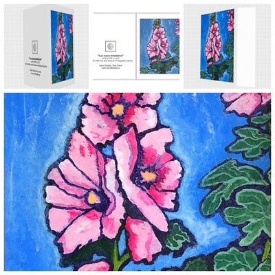 &quot;Les roses trémières&quot;-ArtCard