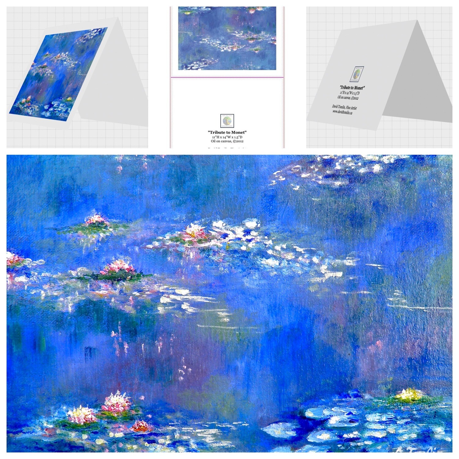 &quot;Tribute to Monet&quot;-ArtCard