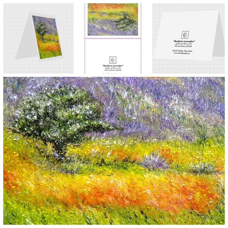&quot;Renfrew Lavender&quot;-ArtCard