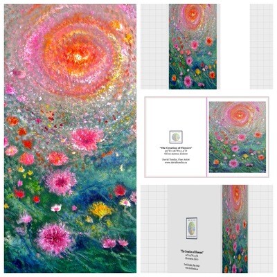 &quot;The Creation of Flowers&quot;-ArtCard
