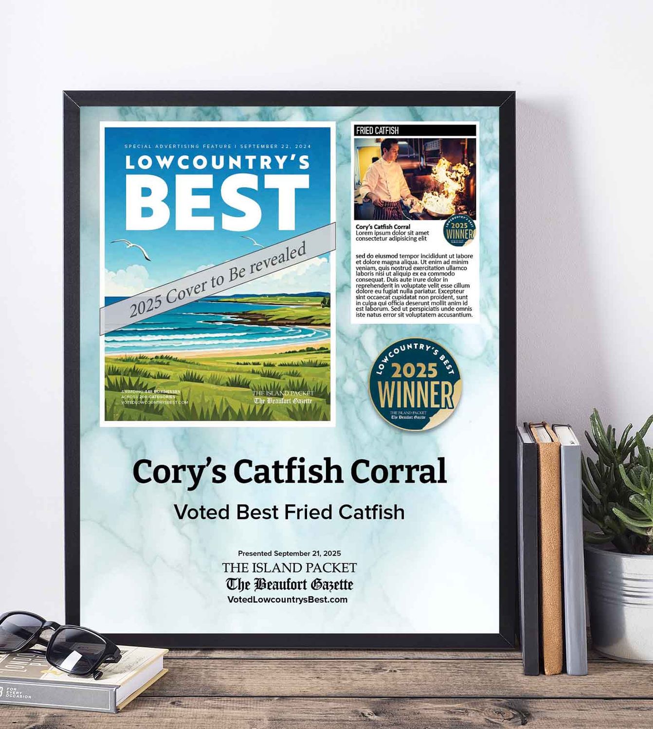 Winner's Cover Premium Plaque