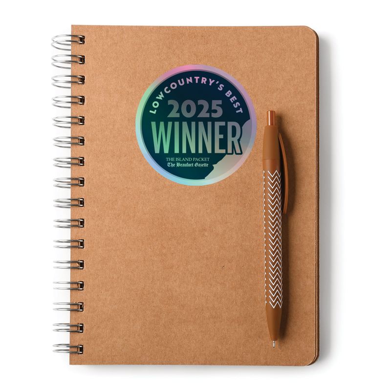 Kiss-Cut Holographic Logo Stickers