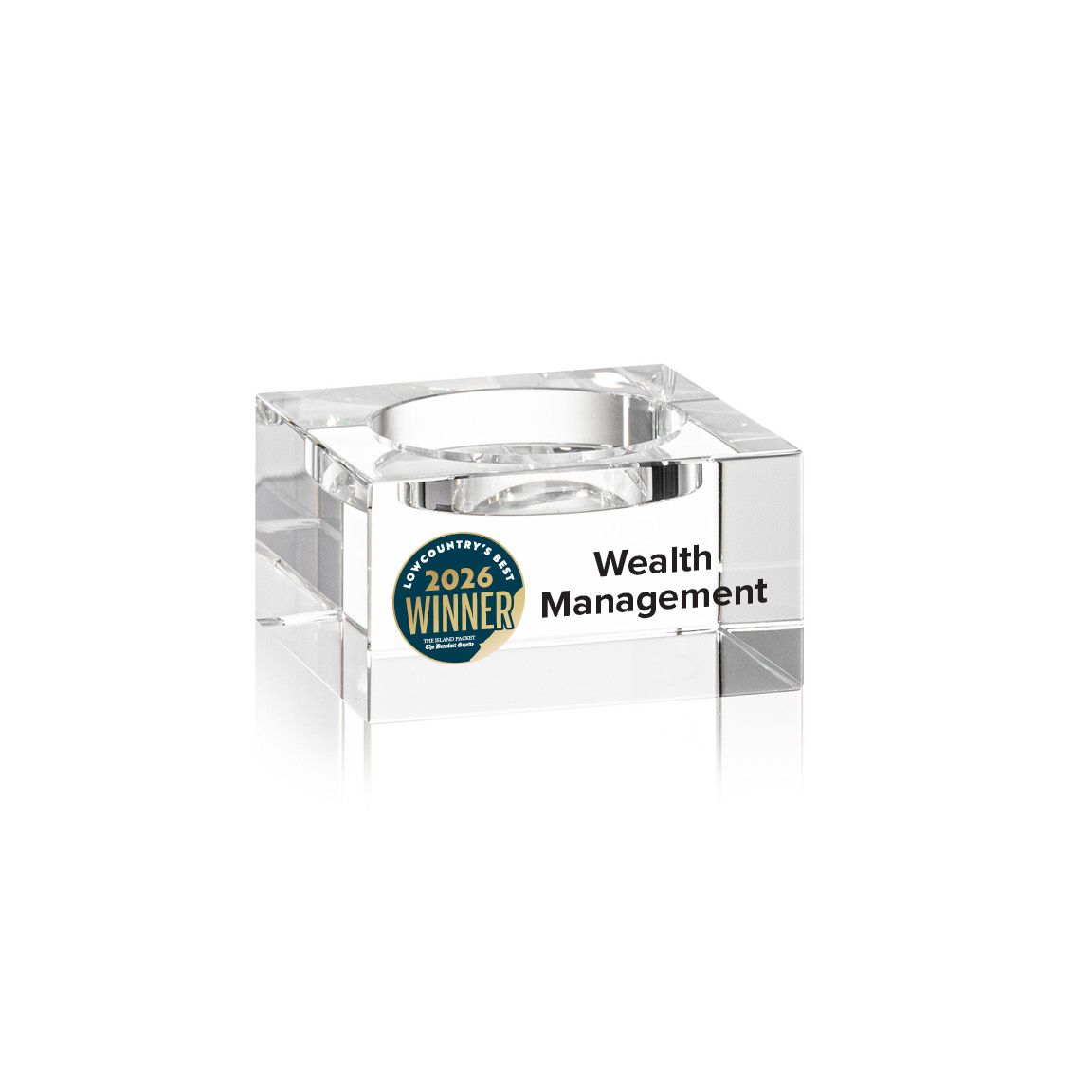 Crystal Winner's Award - Additional Stacking Blocks