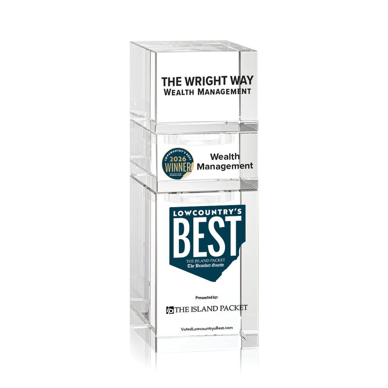 Crystal Winner's Award - Stackable Tower