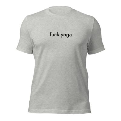 fuck yoga gray