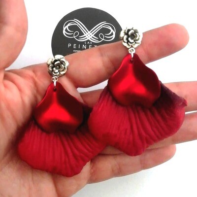 Pendientes pétalos
