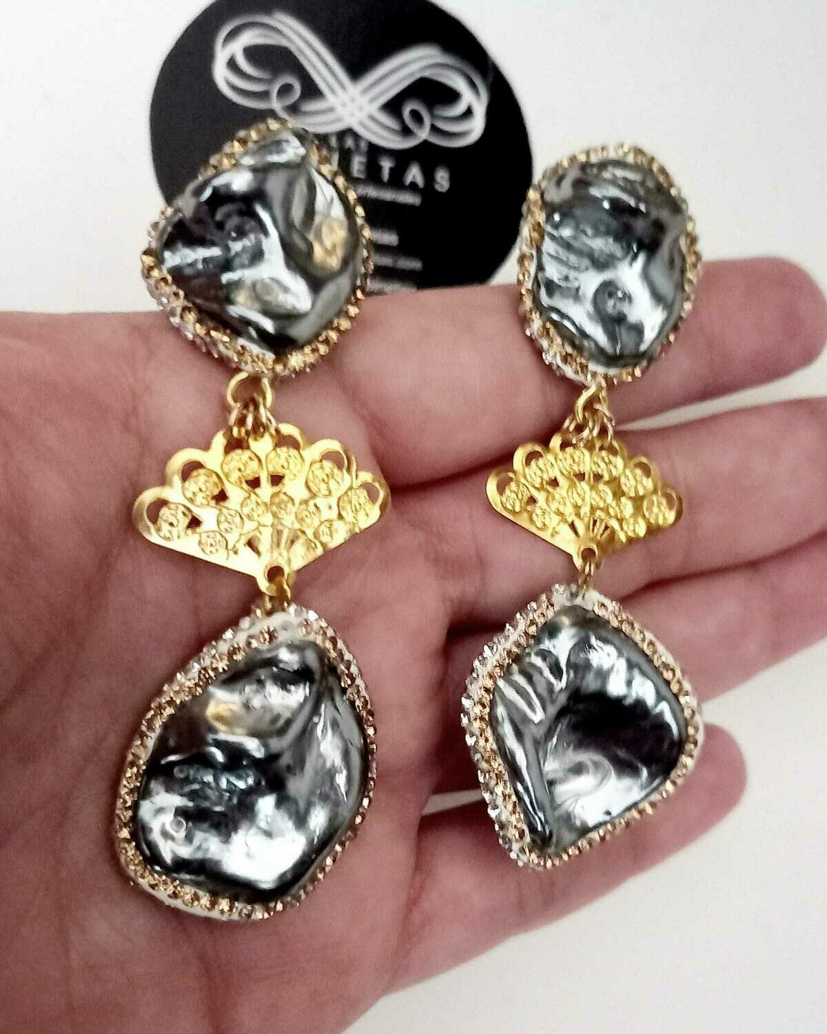 Pendientes perlas